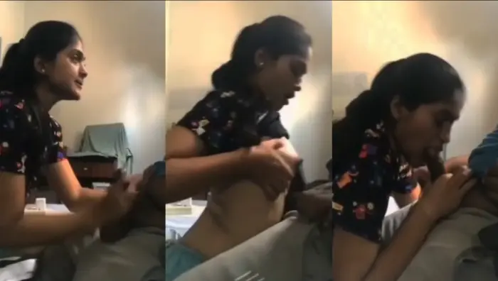 Desi College GF Blowjob and Fucking Full