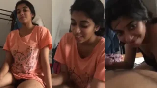 Mallu Super Cute Teen GF Sucking Hard Full