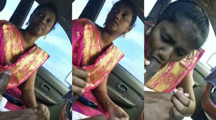 Tamil Young Girl Blowjob and Fucking inside the Car Full