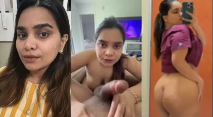 Beautiful BigAss Tanker Gf Blowjob Hard Doggy Fuck Full